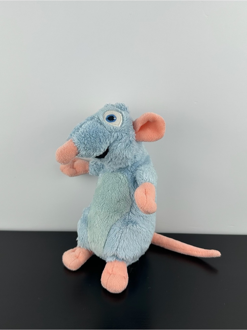 Disney Remy Rat from Ratatouille 7” Blue Pink Plush Stuffed Animal Mouse